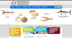 Desktop Screenshot of fedepesca.org